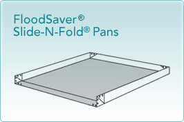Flood Saver Slide-N-Fold Pans